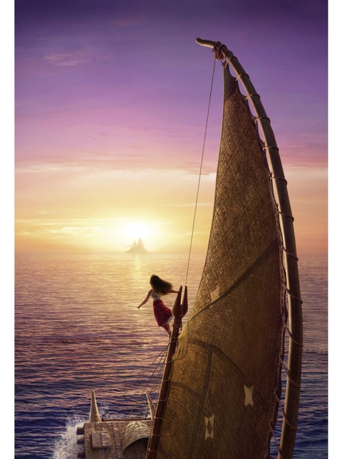Tableau mural disney vaiana 2 to the horizon 90x60 cm - Kiabi