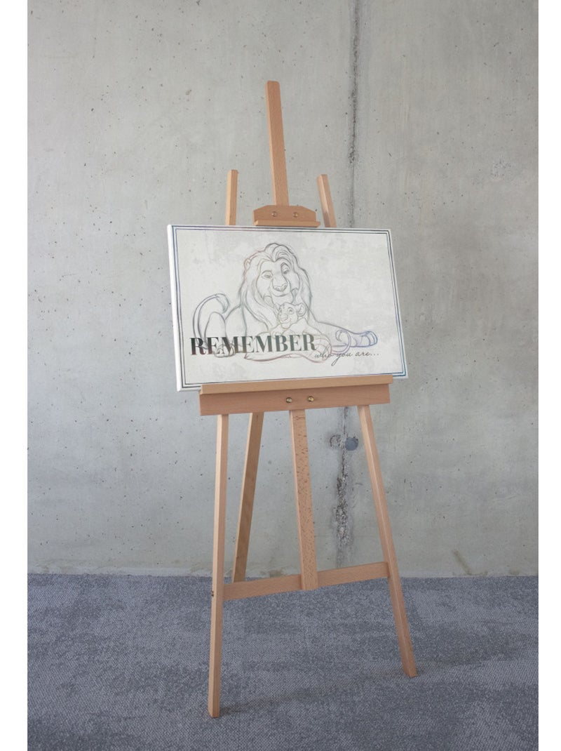 Tableau mural le roi lion be yourself 60x40 cm Multicolore - Kiabi