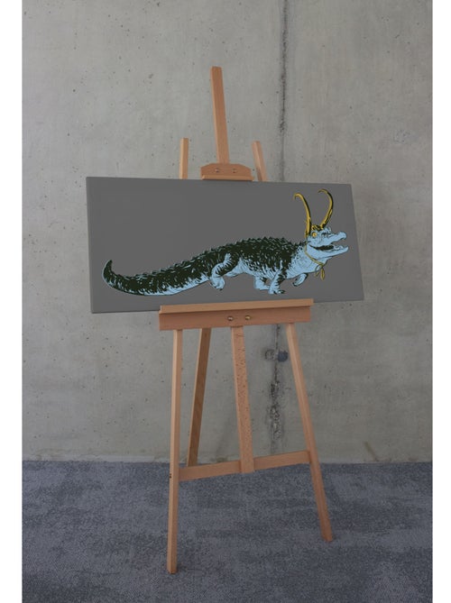 Tableau mural loki alligator variance 40x90 cm - Kiabi