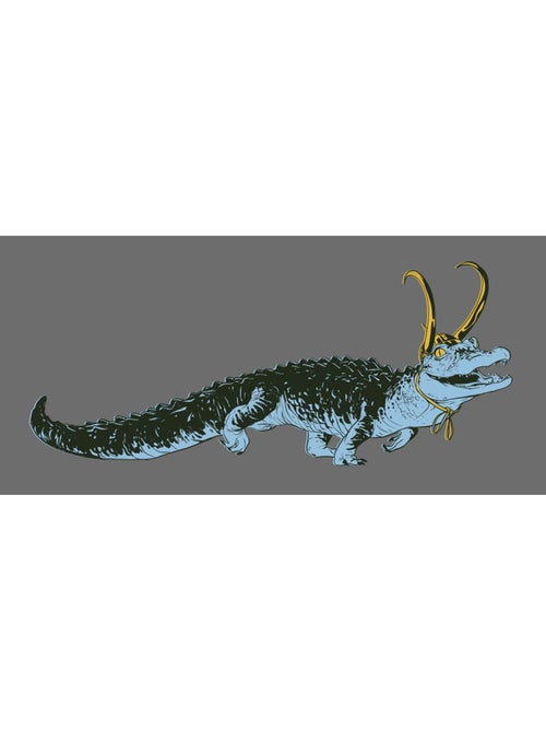 Tableau mural loki alligator variance 40x90 cm - Kiabi