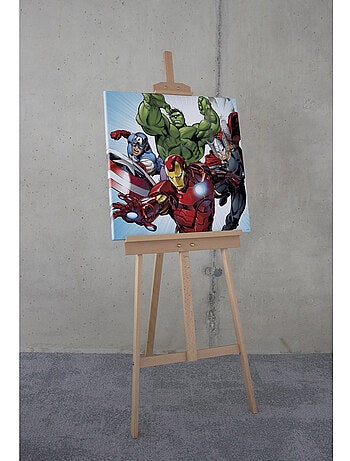 Tableau mural Marvel Avengers Teampower 60x60 cm