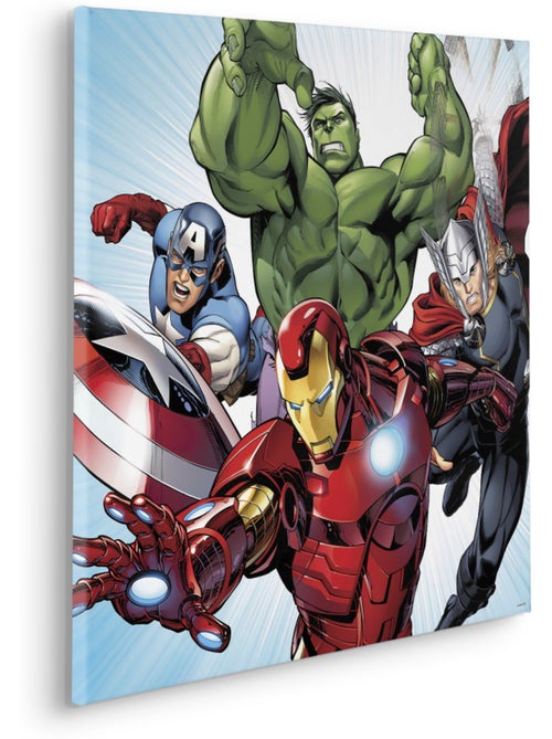 Tableau mural Marvel Avengers Teampower 60x60 cm - Kiabi