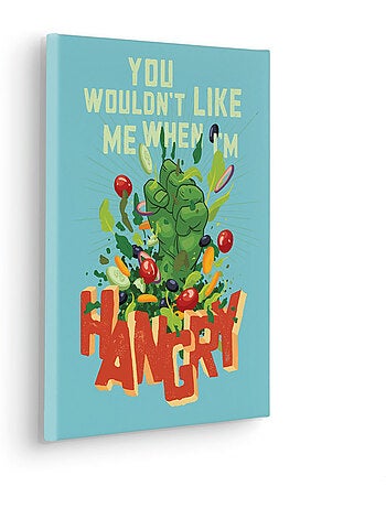 Tableau mural marvel hangry 40x30 cm