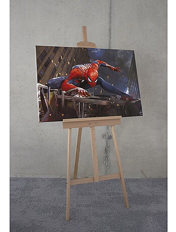 Tableau mural marvel spider-man landing 60x90 cm