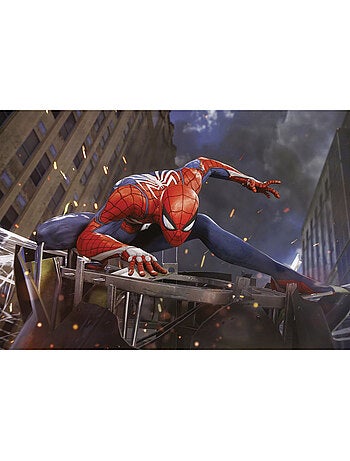 Tableau mural marvel spider-man landing 60x90 cm