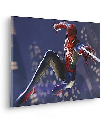 Tableau mural marvel spider-man web shoot 40x60 cm