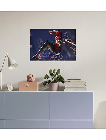 Tableau mural marvel spider-man web shoot 40x60 cm