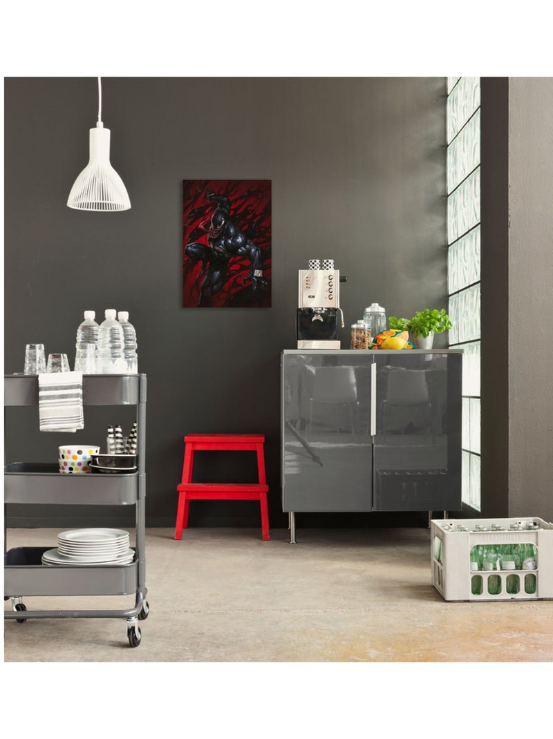 Tableau mural marvel venom symbiont red 60x40 cm Multicolore - Kiabi