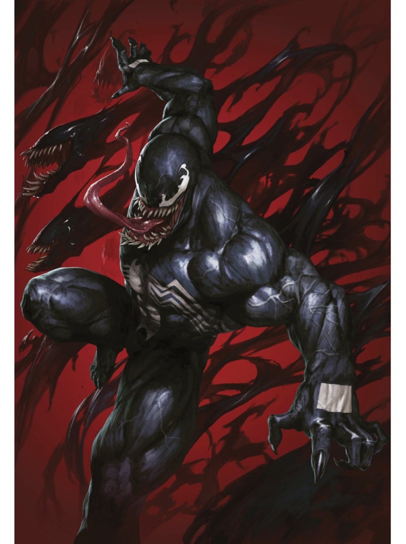 Tableau mural marvel venom symbiont red 60x40 cm Multicolore - Kiabi