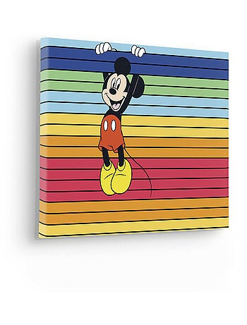 Tableau mural mickey band of color 40x30 cm
