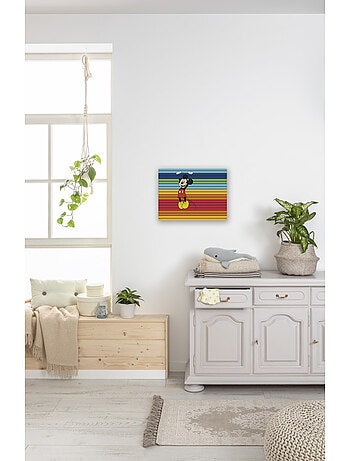 Tableau mural mickey band of color 40x30 cm