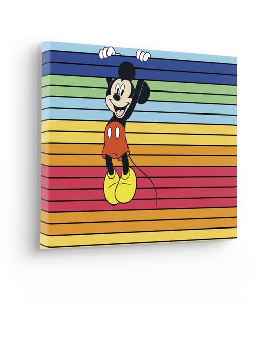 Tableau mural mickey band of color 40x30 cm - Kiabi