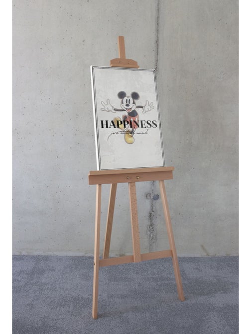 Tableau mural mickey be kind 60x40 cm - Kiabi