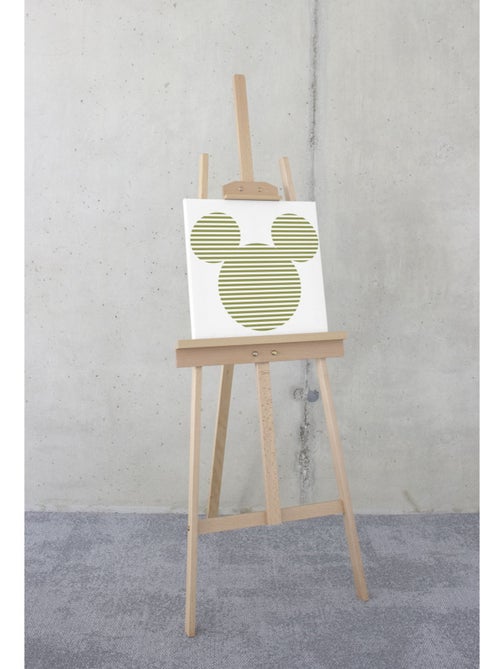 Tableau mural mickey horizontal stripes 40x40 cm - Kiabi