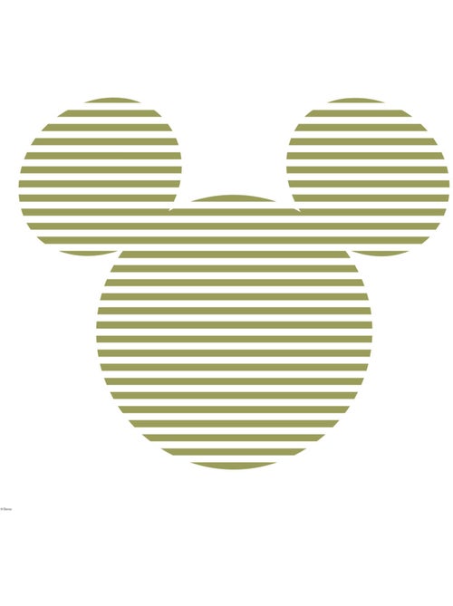Tableau mural mickey horizontal stripes 40x40 cm - Kiabi
