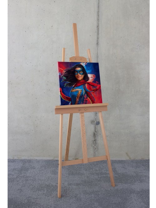 Tableau mural miss marvel 40x40 cm - Kiabi