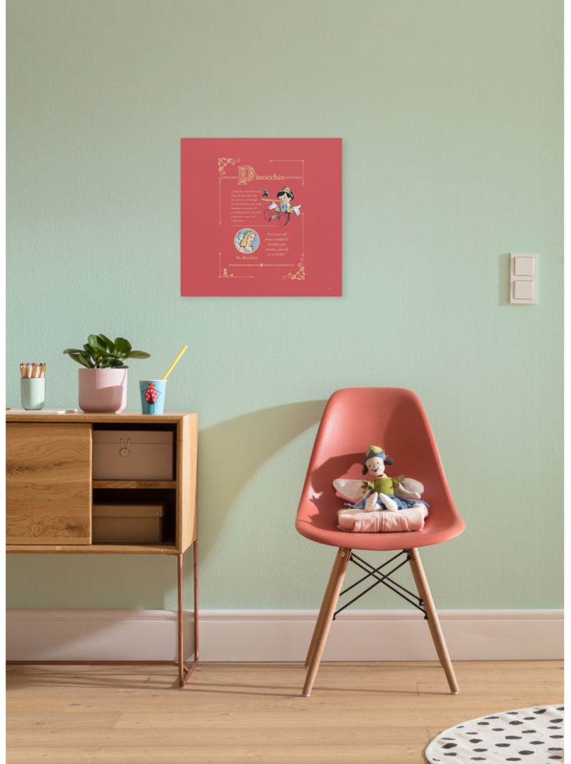 Tableau mural pinocchio 40x40 cm Multicolore - Kiabi
