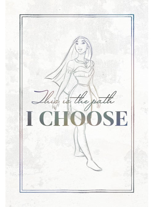 Tableau mural pocahontas your choice 60x40 cm - Kiabi Tableau mural pocahontas your choice 60x40 cm - Kiabi