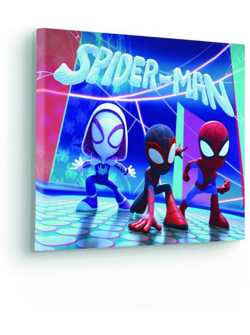 Tableau mural spidey et ses amis extraordinaires glowy spideys 30x40 cm - Kiabi Tableau mural spidey et ses amis extraordinaires glowy spideys 30x40 cm - Kiabi