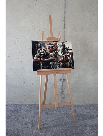 Tableau mural star wars bad batch ready to fight 40x60 cm