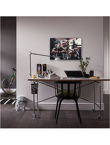 Tableau mural star wars bad batch ready to fight 40x60 cm