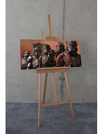 Tableau mural star wars bad batch squad 40x90 cm