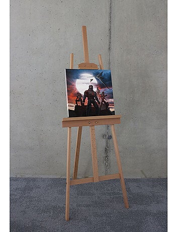 Tableau mural star wars bad batch strong team 40x40 cm