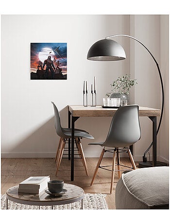 Tableau mural star wars bad batch strong team 40x40 cm
