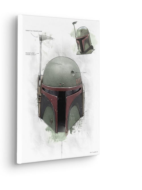Tableau mural star wars boba fett helmet sketch 40x30 cm - Kiabi Tableau mural star wars boba fett helmet sketch 40x30 cm - Kiabi
