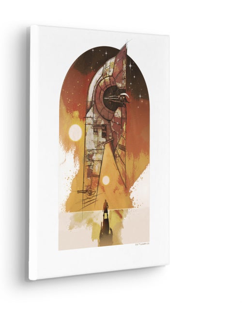 Tableau mural star wars boba fett starship 40x30 cm - Kiabi Tableau mural star wars boba fett starship 40x30 cm - Kiabi