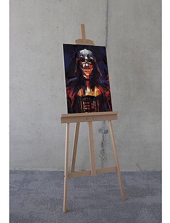 Tableau mural star wars darth vader flaming 60x40 cm