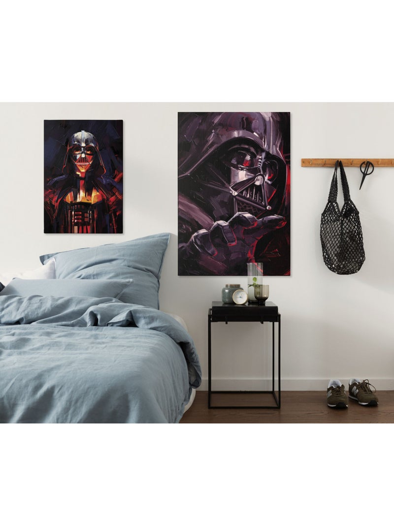 Tableau mural star wars darth vader flaming 60x40 cm Multicolore - Kiabi