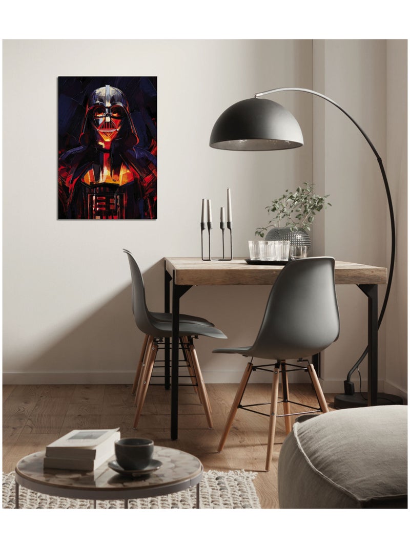 Tableau mural star wars darth vader flaming 60x40 cm Multicolore - Kiabi
