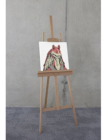Tableau mural star wars jar jar binks 40x40 cm