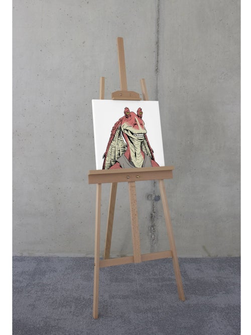 Tableau mural star wars jar jar binks 40x40 cm - Kiabi