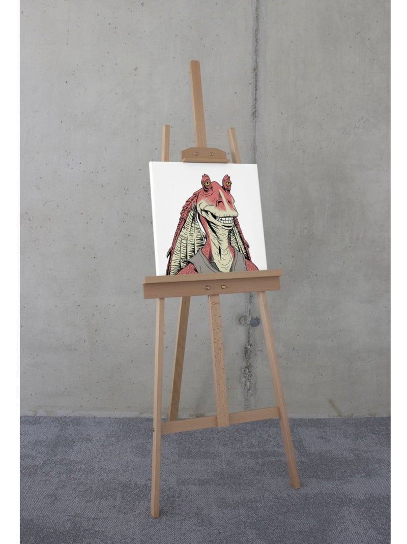 Tableau mural star wars jar jar binks 40x40 cm Multicolore - Kiabi
