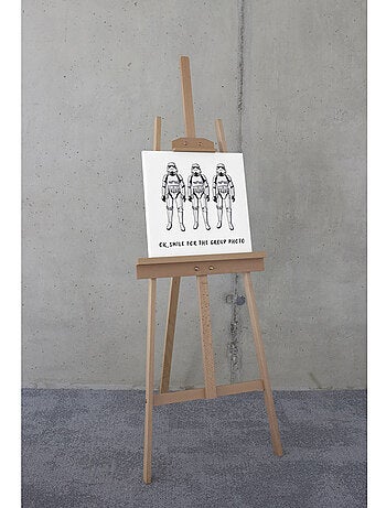 Tableau mural star wars stormtrooper group photo 40x40 cm