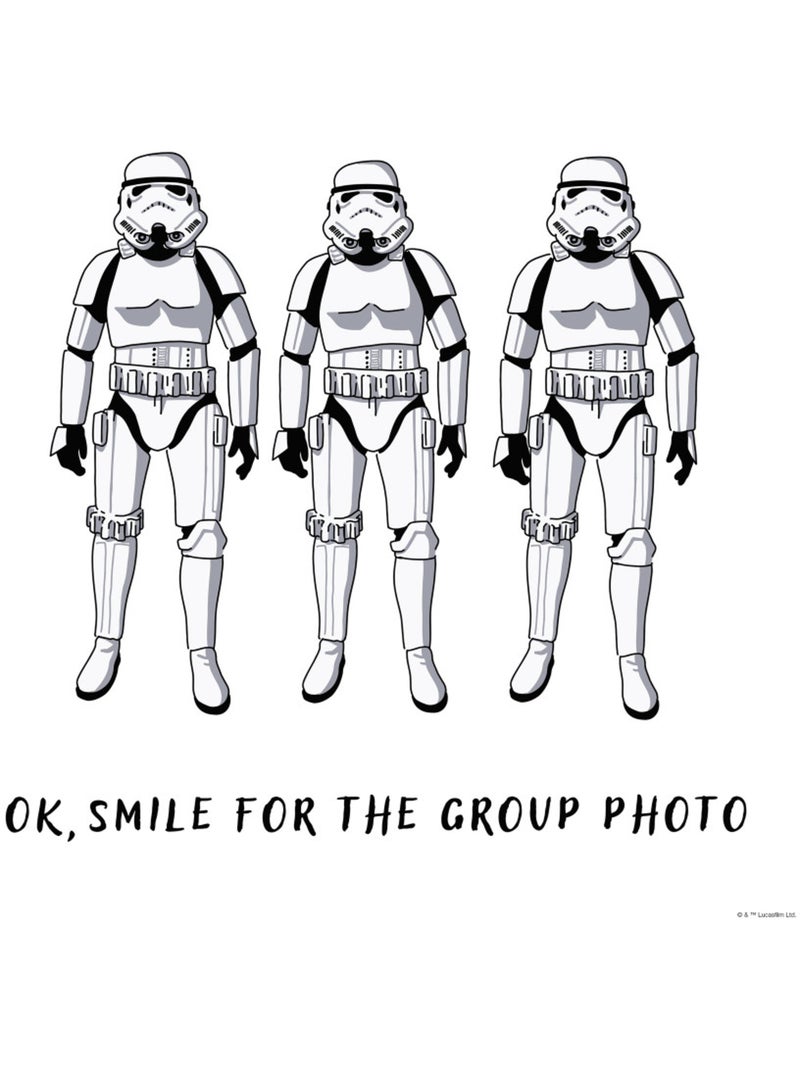 Tableau mural star wars stormtrooper group photo 40x40 cm Multicolore - Kiabi