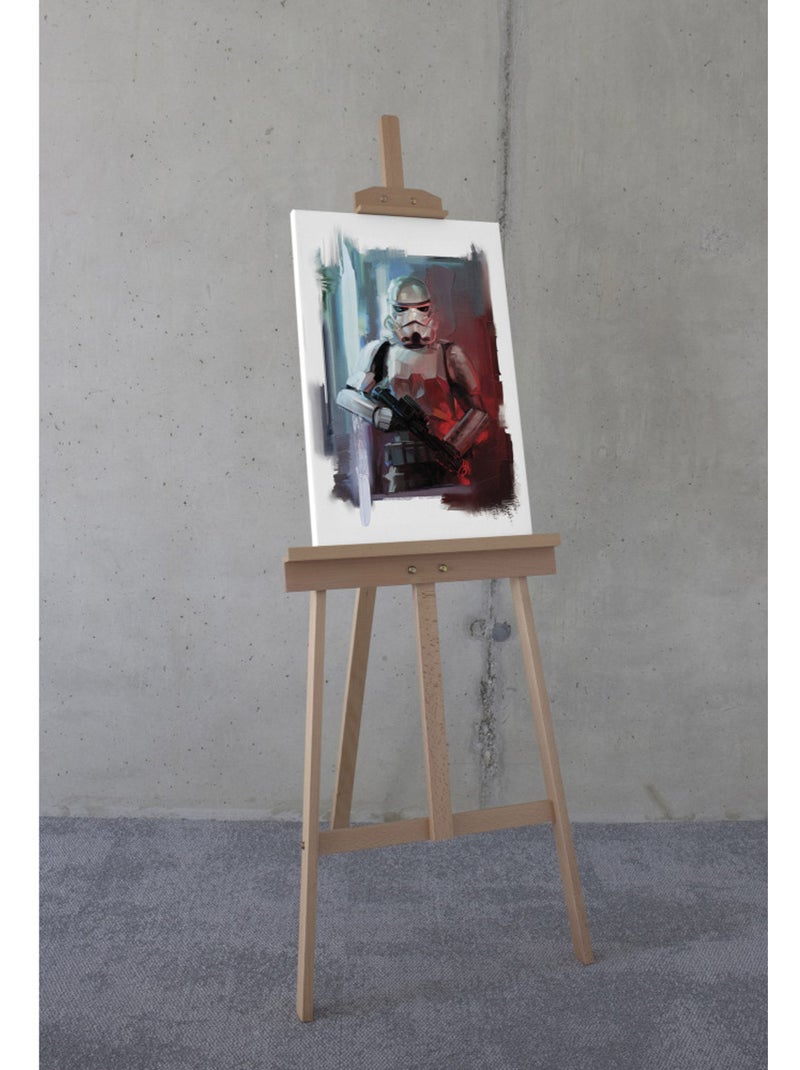 Tableau mural star wars stormtrooper painting 60x40 cm Multicolore - Kiabi