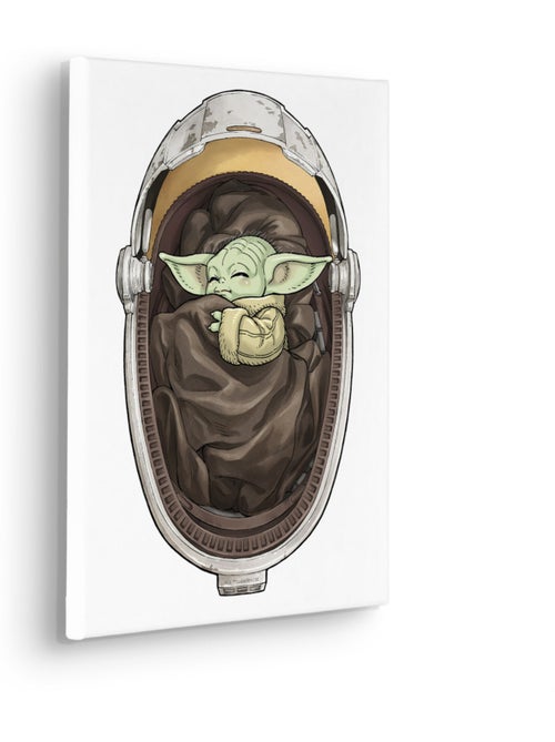Tableau mural star wars the mandalorian grogu sleeping 40x30 cm - Kiabi Tableau mural star wars the mandalorian grogu sleeping 40x30 cm - Kiabi
