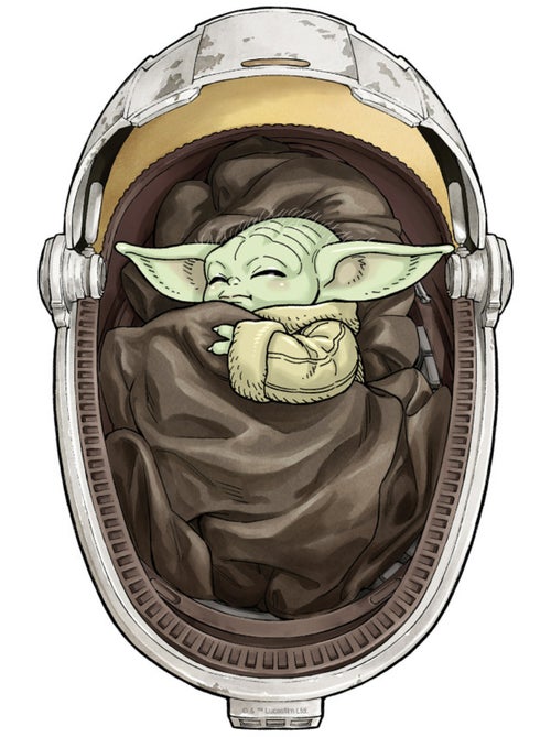 Tableau mural star wars the mandalorian grogu sleeping 40x30 cm - Kiabi Tableau mural star wars the mandalorian grogu sleeping 40x30 cm - Kiabi