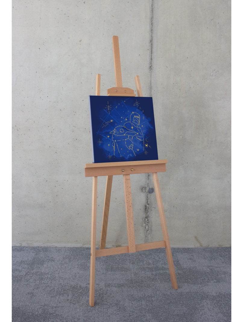 Tableau mural the mandalorian grogu constellation 40x40 cm Multicolore - Kiabi