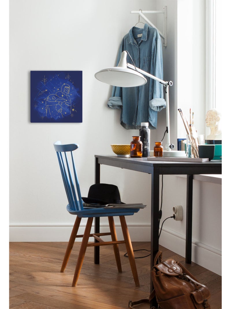 Tableau mural the mandalorian grogu constellation 40x40 cm Multicolore - Kiabi