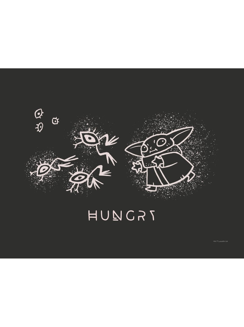 Tableau mural the mandalorian grogu snackin' 30x40 cm Multicolore - Kiabi
