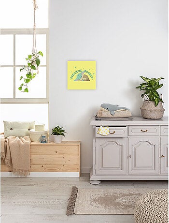 Tableau mural the mandalorian little grogu precious 30x30 cm