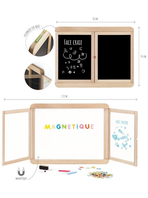 Tableau mural triptyque magnétique - Kiabi