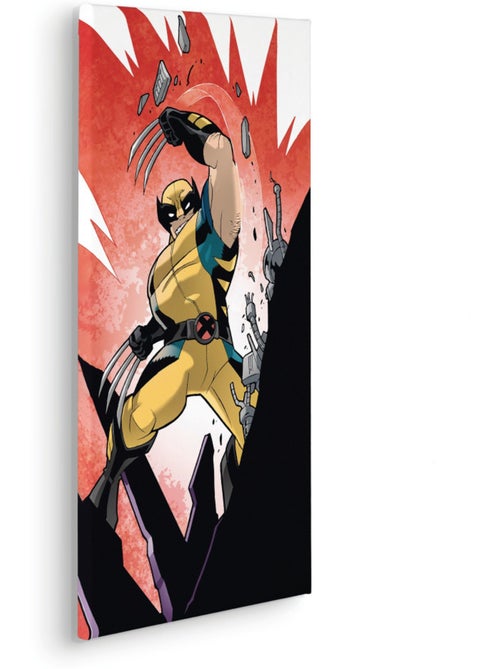 Tableau mural x-men wolverine slit 60x30 cm - Kiabi