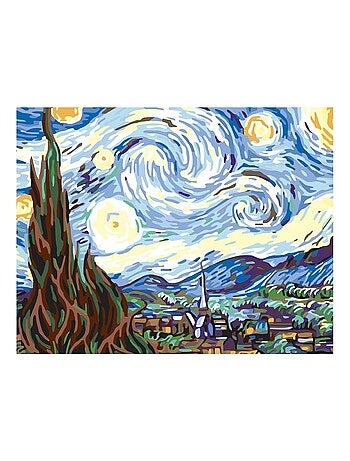 Tableau par numéros Nuit 50x40 cm