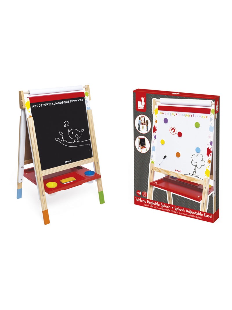 Tableau réglable Splash Rouge - Kiabi