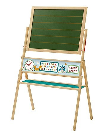Tableau rotatif double face craie et magnétique 'ABC Eule' ROBA